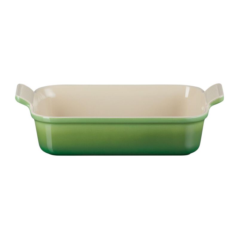 Le Creuset Heritage Deep Rectangular Dish 26cm Bamboo Green image number 0